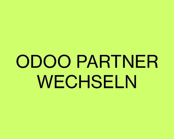 Odoo Partner wechseln